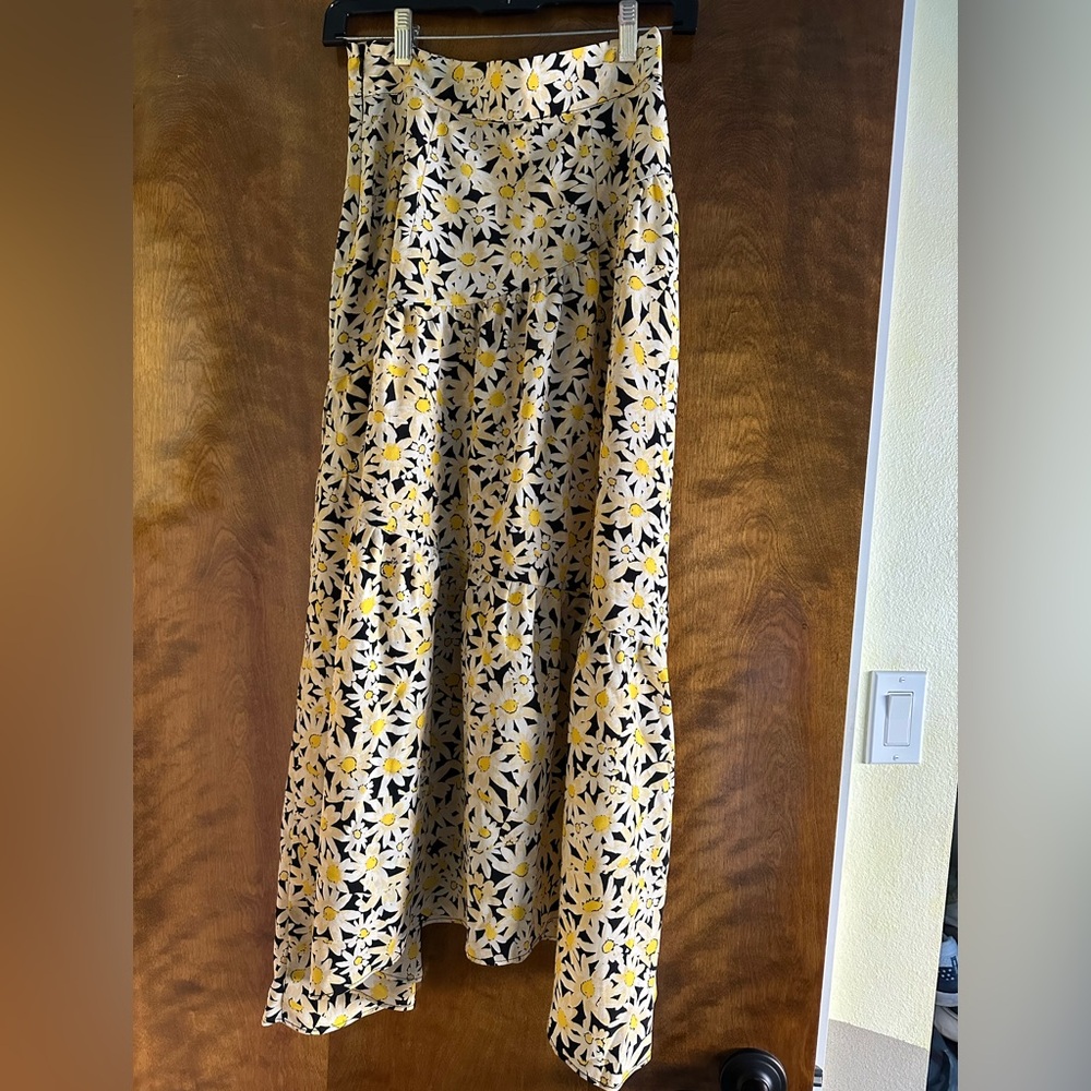 Midi to maxi floral skirt